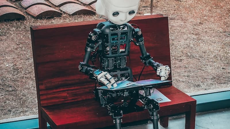 AI-robot och digital teknik